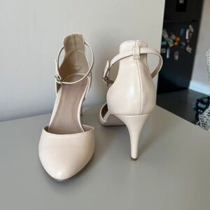 Shoes with ankle strap